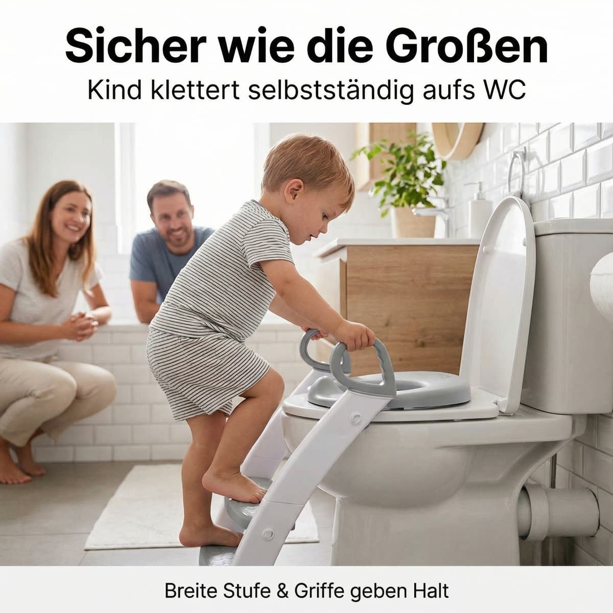 KI-optimiertes Amazon Lifestyle-Bild: Kinder-Toilettensitz